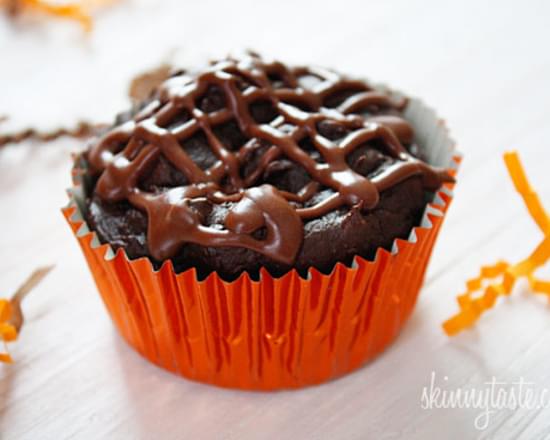Super Moist Low Fat Chocolate Cupcakes with Chocolate Glaze