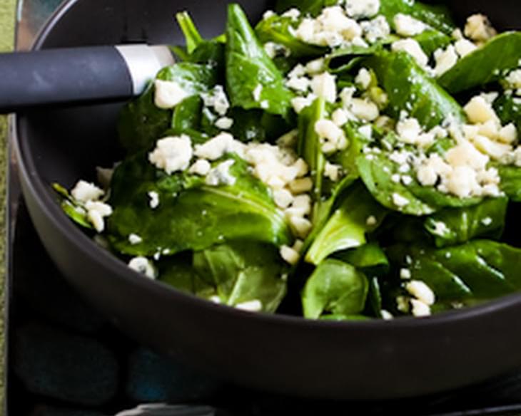 Arugula and Gorgonzola Salad with Balsamic Vinegar