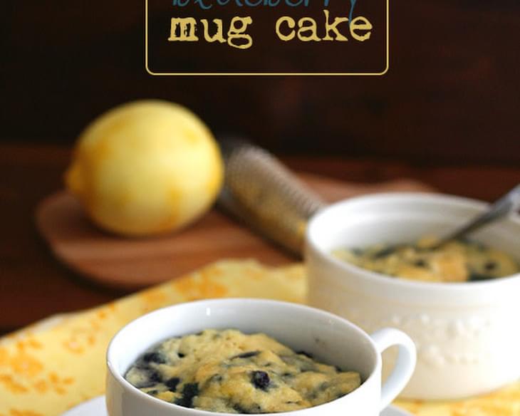 Lemon Blueberry Mug Cake