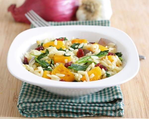 Roasted Butternut Squash Orzo Salad