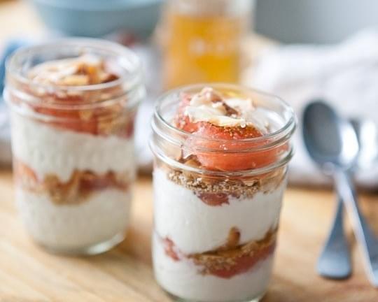 Honeyed Grapefruit Yogurt Parfait with Popped Amaranth