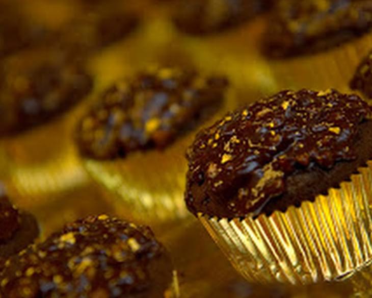 Ferrero Rocher Cupcakes: Rich Chocolate Cupcakes with Hazelnut