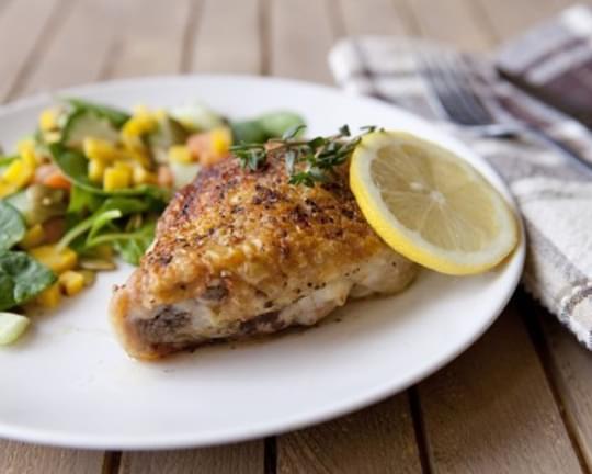 Lemon Thyme Chicken Thighs