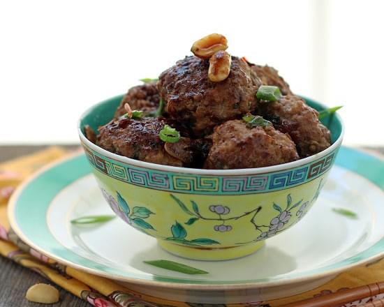 Kung Pao Meatballs - Low Carb and Gluten-Free