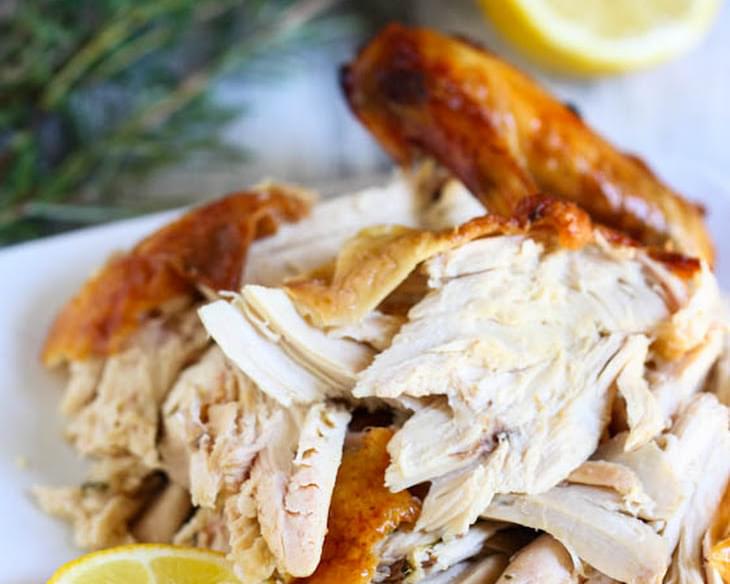 Classic Roast Chicken with Lemon and Herbs