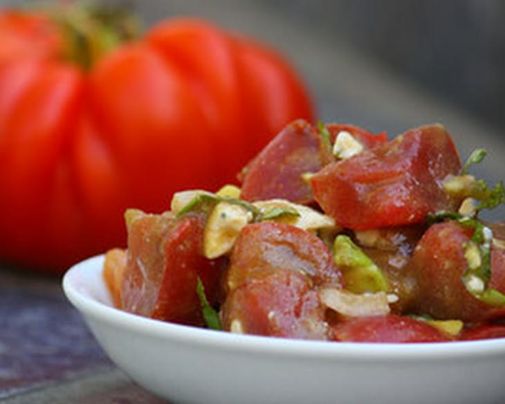 Heirloom Tomato Salad with Blue Cheese