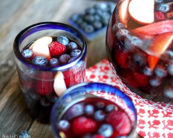 Red, White and Blue Sangria
