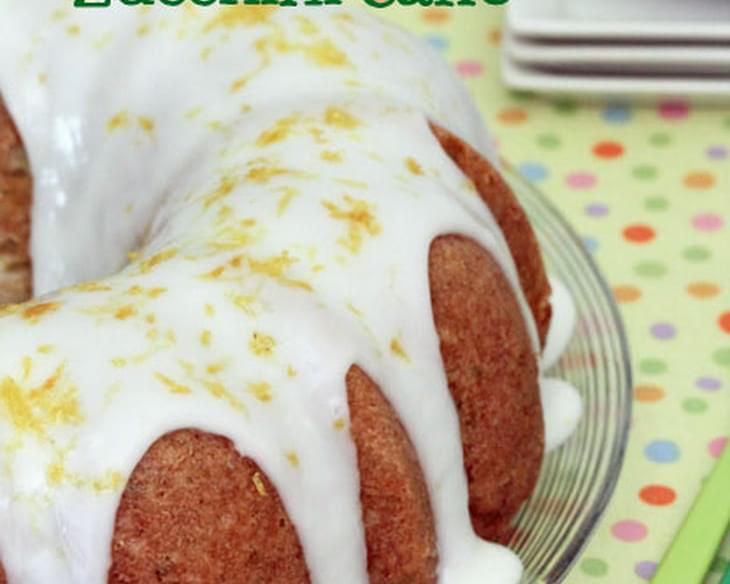 Lemon Sunshine Zucchini Bundt Cake