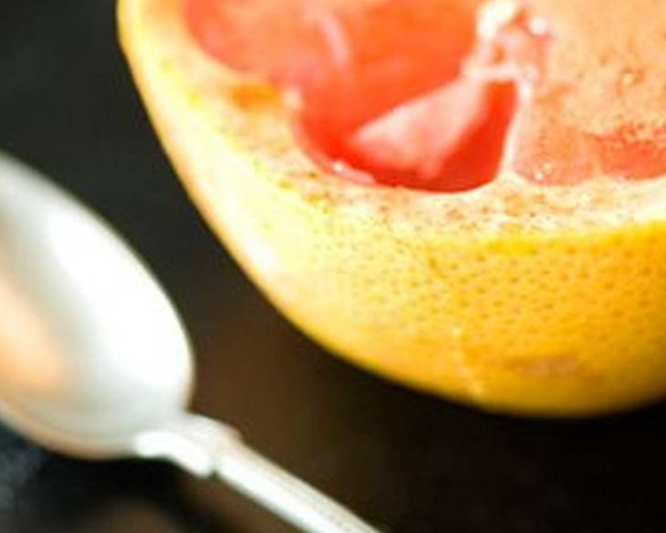 Grapefruit Topped With Burnt Brown Sugar