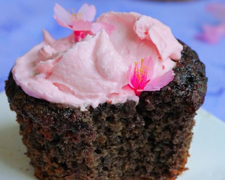 Cherry Blossom Cupcakes