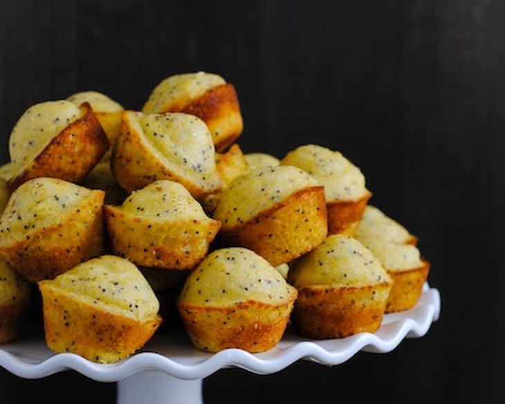 Lemon-Poppyseed Cornbread Mini Muffins