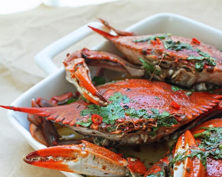 Blue Crabs w/ Chipotle & Lime Brown Butter Sauce