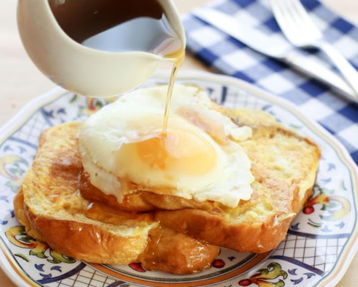 Brioche French Toast with "Hot" Maple Syrup