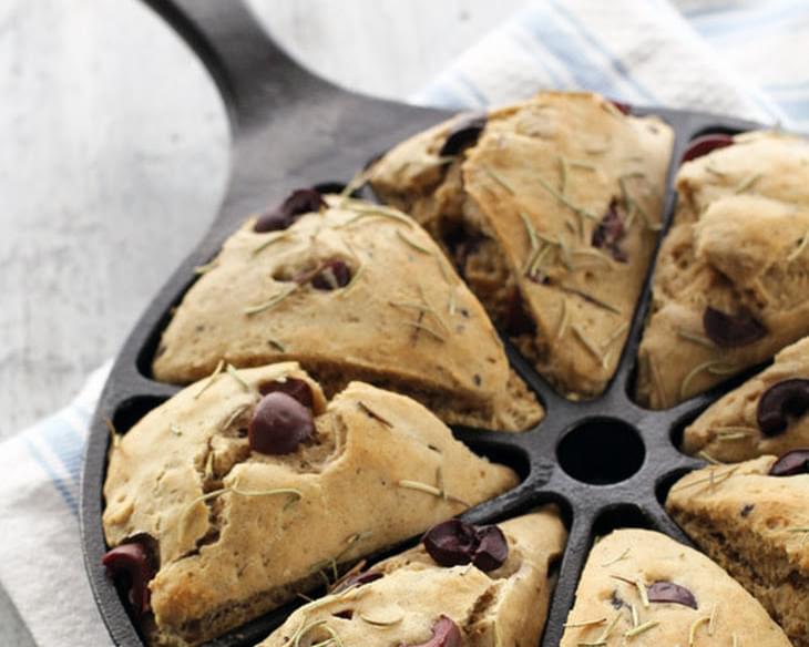 Savory Gluten-Free Scones Recipe with Olives and Rosemary