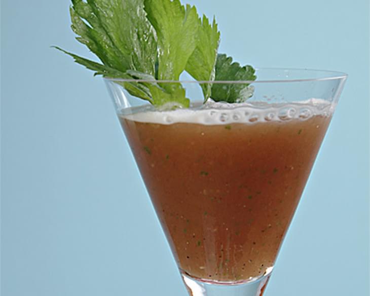 Fresh Tomato Bloody Mary with Garden Herbs and Celery Bitters