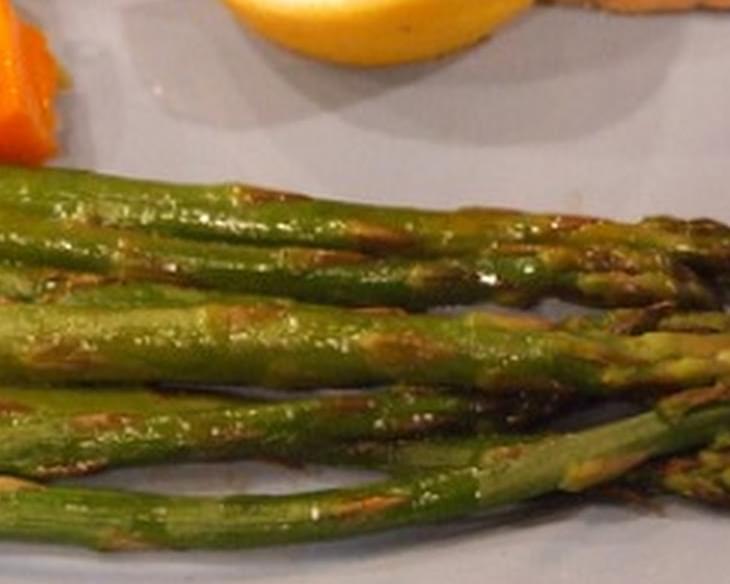 Roasted Asparagus w/ Balsamic Browned Butter