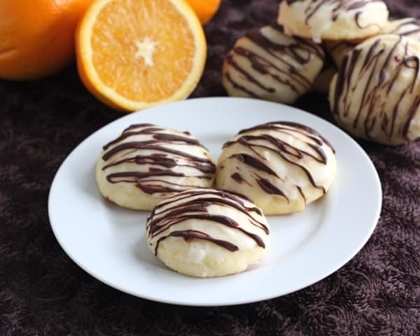 Orange Ricotta Cookies with Dark Chocolate