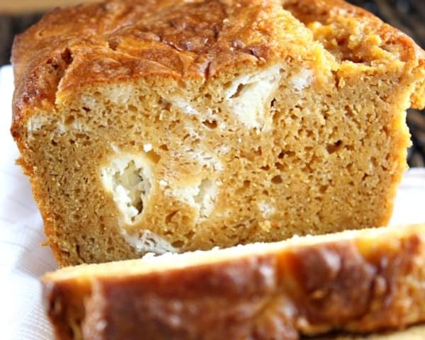 Pumpkin- Cream Cheese Swirl Bread