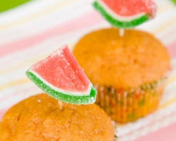 Watermelon Cupcakes - Attempt One