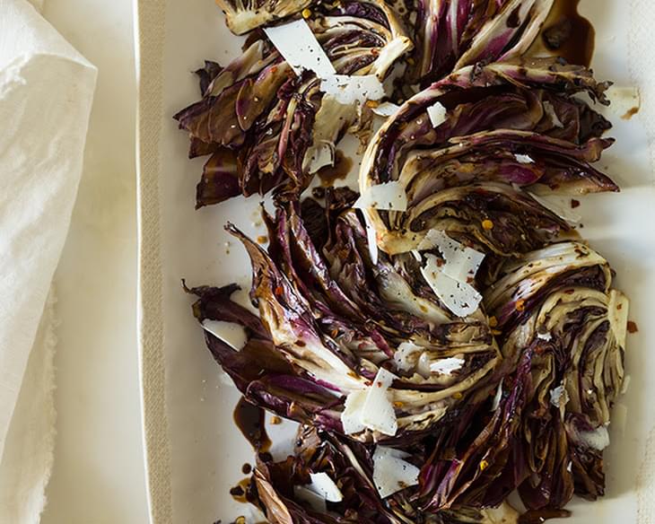 Simple Grilled Radicchio with a Balsamic Drizzle