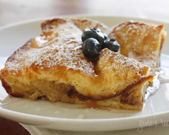 Lightened Up Creme Brulee French Toast