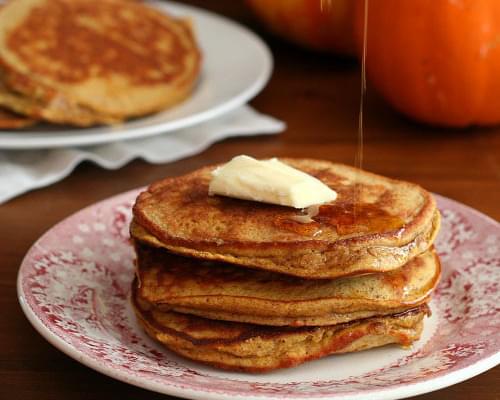 Pumpkin Coconut Flour Pancakes - Low Carb and Gluten-Free
