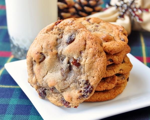Soft and Chewy Raisin Spice Cookies