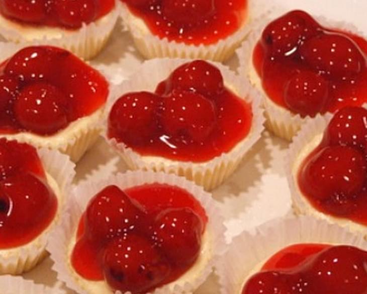 Mini- Cherry Cheesecake Bites