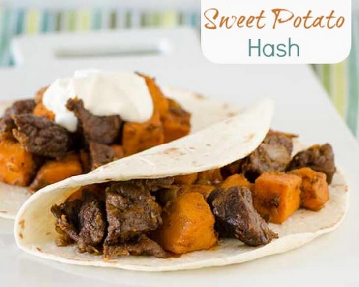 Beef and Sweet Potato Hash