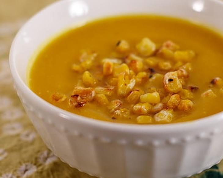 Pumpkin and Roasted Corn Soup