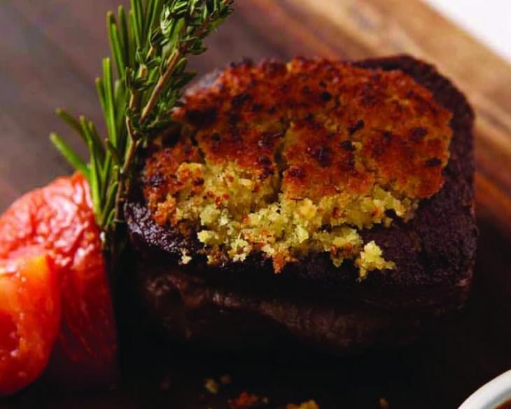 Mustard and Garlic Confit Crusted Fillet