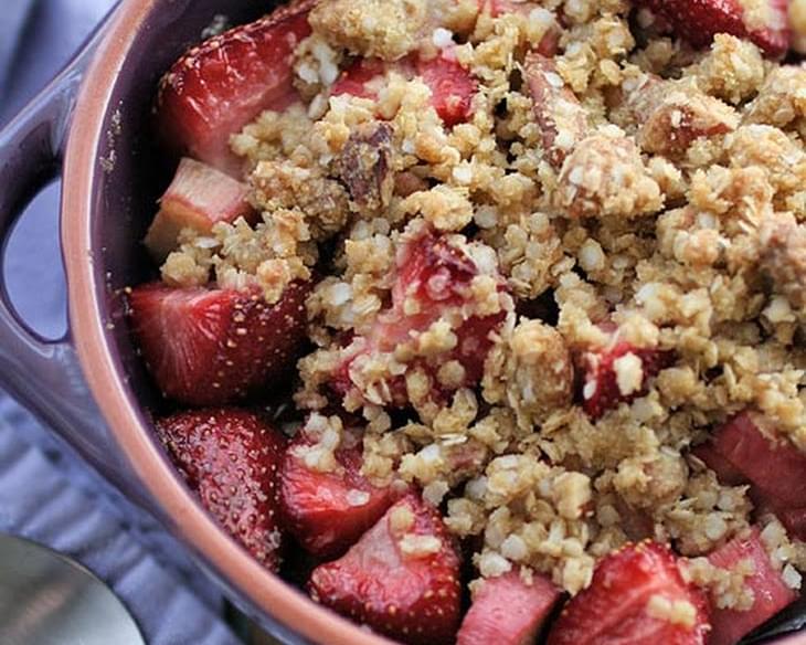 Karina's Gluten-Free Strawberry Rhubarb Crisp