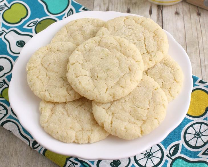 Chewy Coconut-Lime Sugar Cookies