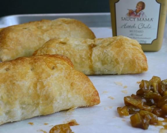 Puff Pastry Apple-Hatch Hand Pies