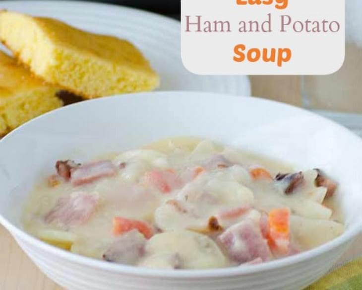 Easy Potato and Ham Soup