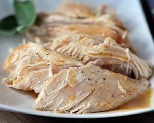 Slow Cooker Turkey with No-Fuss Gravy