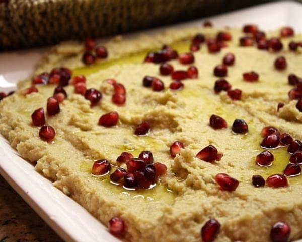 Chickpea Dip with Toasted Cumin and Pomegranate
