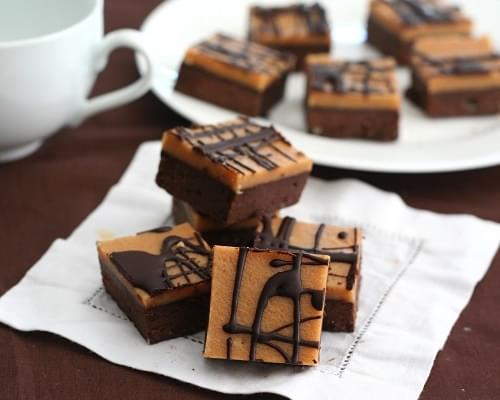 Peanut Butter Fudge Brownies - Low Carb and Gluten Free