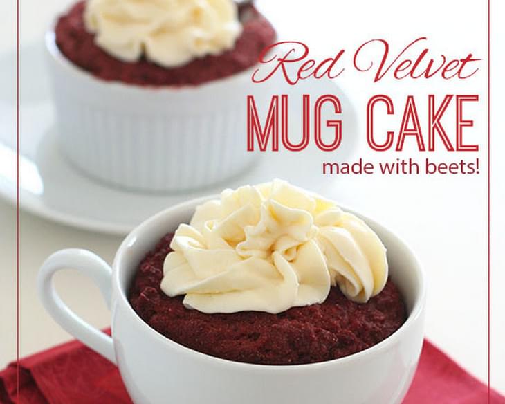 Red Velvet Mug Cakes - Low Carb and Gluten-Free