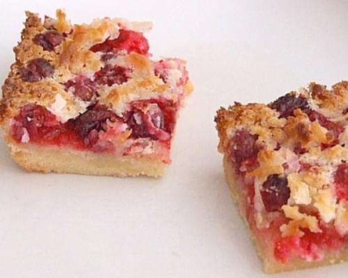 To-Die-For Cranberry- Coconut Squares
