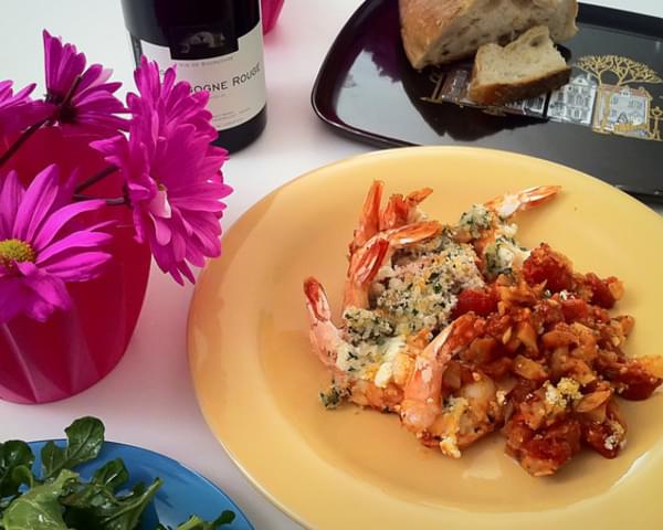 Roasted Shrimp with Feta: Guest Blogger Aileen Morgan!