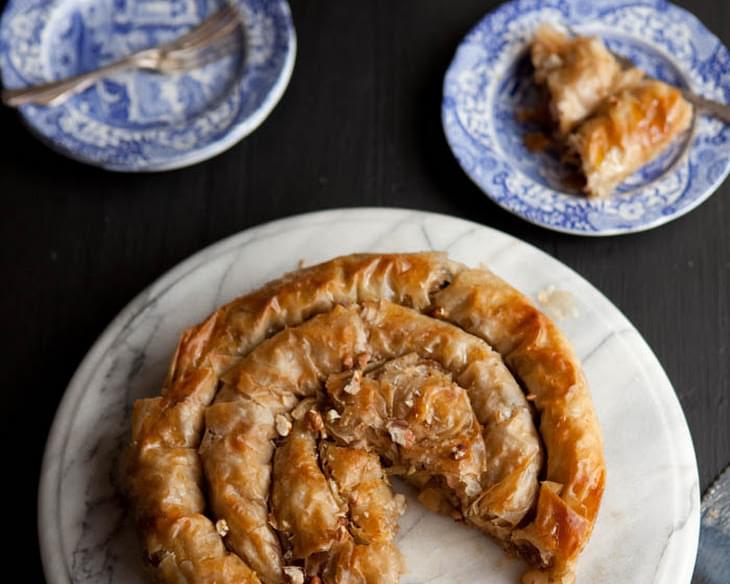 Apple Phyllo Pie With Pecans And Maple