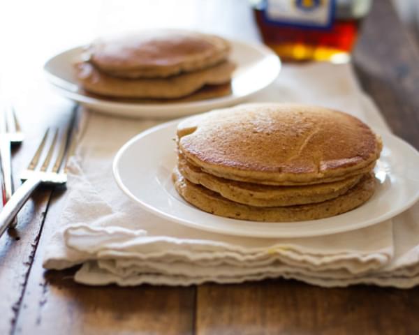 Whole Wheat Pancakes for Two