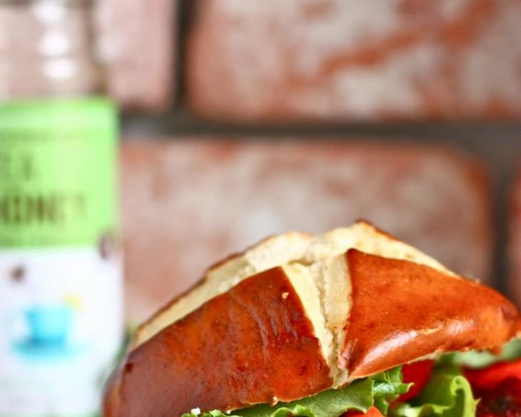 Sweet and Spicy Glazed Salmon Sandwiches