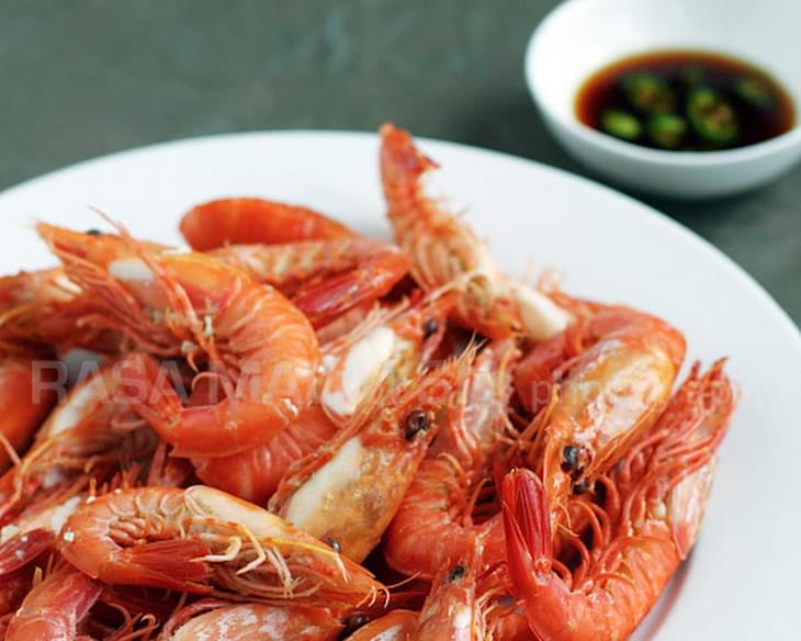 White Boiled Shrimp (白灼虾)