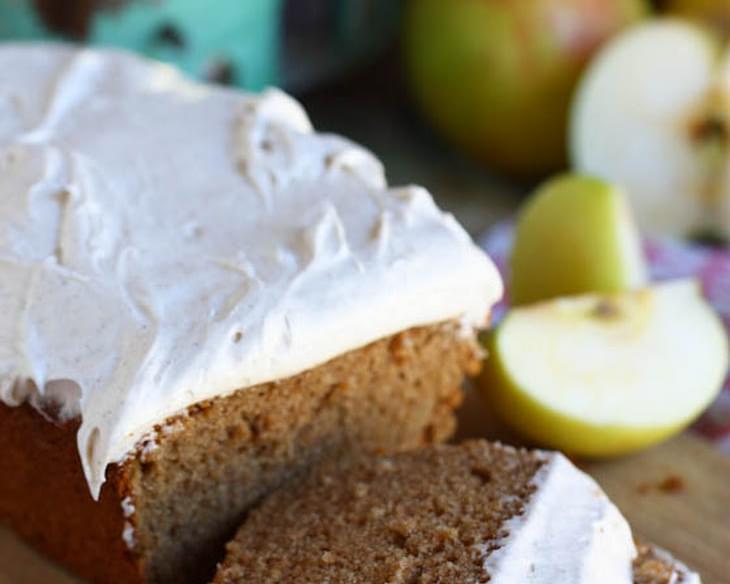Whole Wheat Applesauce Loaf Cake