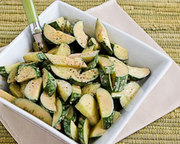 Cucumber Salad with Balsamic Dressing