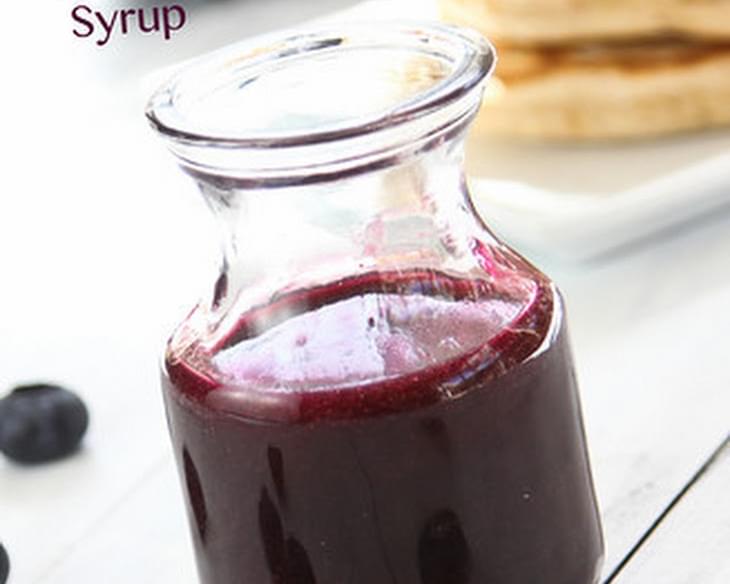 Blueberry Maple Syrup