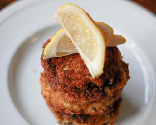 Zucchini and Ricotta Fritters with Lemon