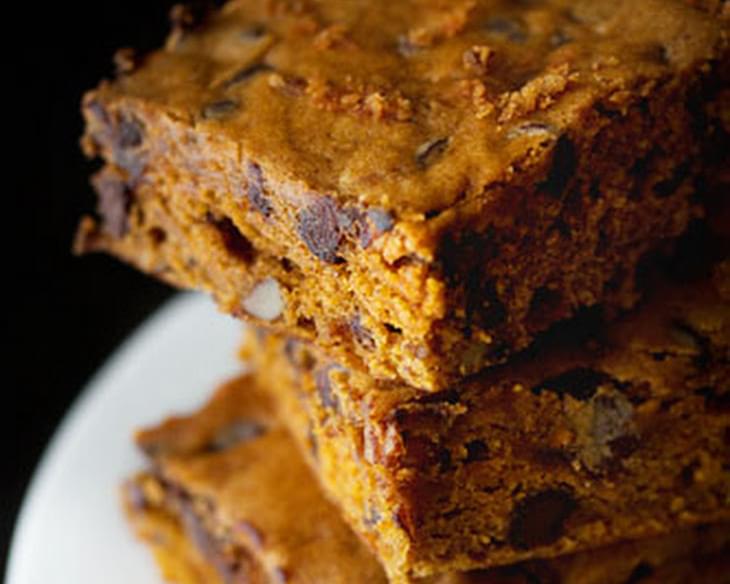 Pumpkin Blondies